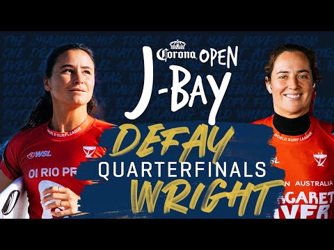 Tyler Wright vs Johanne Defay | Corona Open J-Bay - Quarterfinal Heat Replay