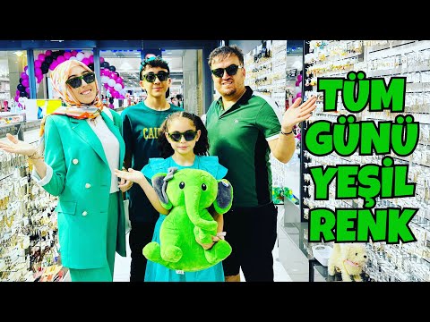 TÜM GÜNÜ TÜM AİLE HER ŞEY YEŞİL CHALLENGE !!