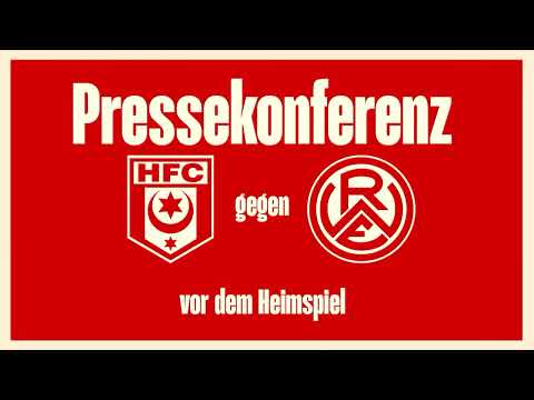 1. Spieltag 2023/24: Hallescher FC - Rot-Weiss Essen | Pressekonferenz vor dem Spiel