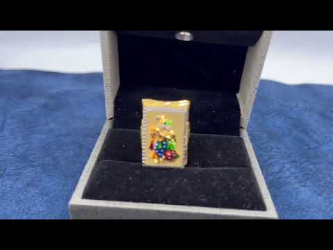 Male Golden A-463 Gold Forming Radha Krishna Men Ring, 15.10 Gm (approx)