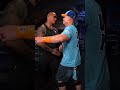 The Rock John Cena Reunite Backstage At SmackDown