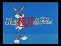 Warner Bros Family Entertainment The Bugs Bunny Road Runner Movie