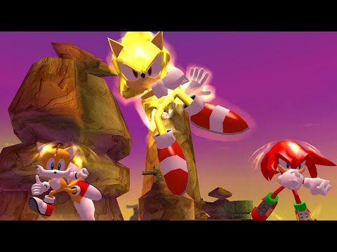 Team Super Sonic VS All Bosses (expect VS Team battles and MO) - Sonic Heroes (16:9)