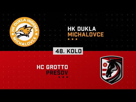 48.kolo Dukla Michalovce - HC Grotto Prešov HIGHLIGHTS