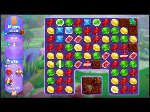 Wonka's World of Candy Level 119 - NO BOOSTERS + FULL STORY 🍫 | SKILLGAMING ✔️