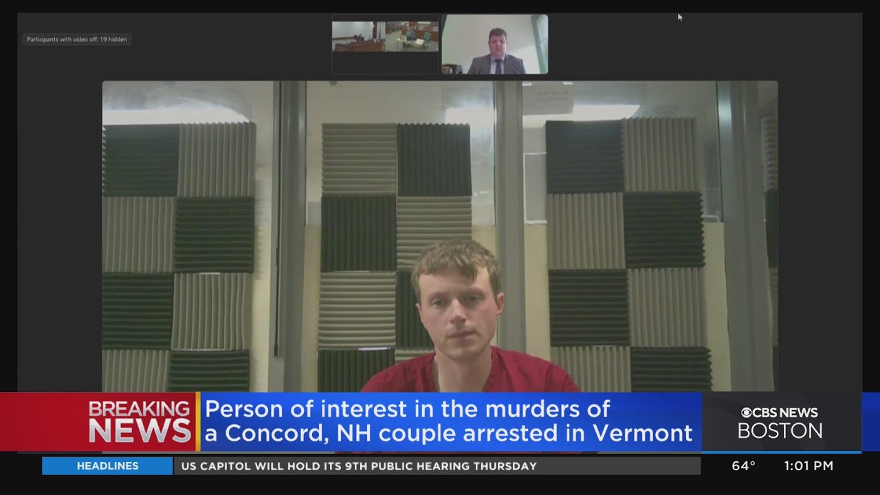 Person of interest in unsolved murders of Concord, NH couple in police custody in Vermont
