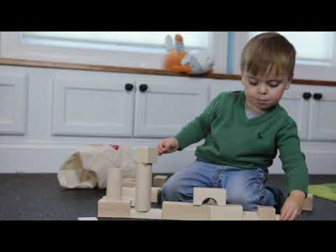30 Piece Wooden Play Set HABA Colored Building Blocks Made in Germany