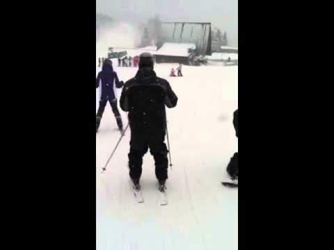 Blacks on skis