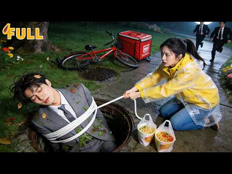 None noticed CEO fallen in sewer—till pizza girl pulled him out&took him home!Love began!