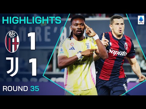 BOLOGNA-JUVENTUS 1-1 | HIGHLIGHTS | Points Shared in Bologna | Serie A 2024/25