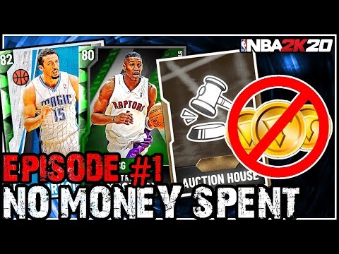 NO MONEY SPENT SERIES #1 - UNLOCKING THE AH AND ALREADY GOT A SNIPE! NBA 2k20 MyTEAM Video