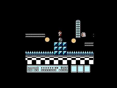 Super Mario Bros 3 World 6: Ice Land (all levels)