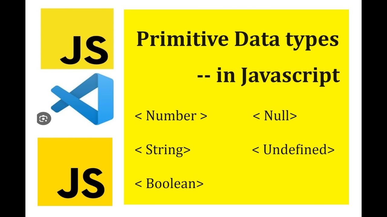 Primitive data types in JavaScript | String, Number, Boolean & typeof