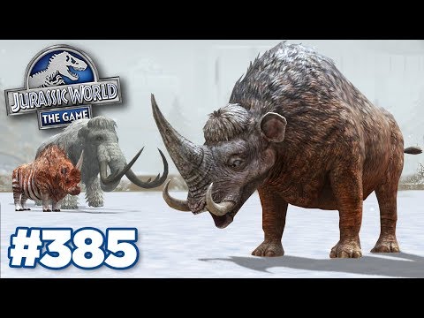 NEW MAMMOTHERIUM, STRONGEST GLACIER!!! | Jurassic World - The Game - Ep385 HD