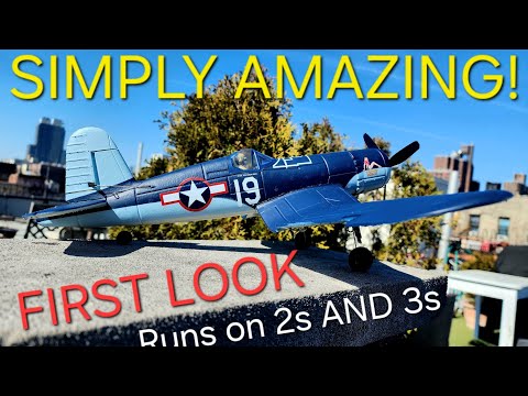 First Look! Volantex RC 500mm Corsair F4U 3S Brushless Warbird Unboxing