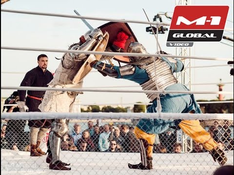 Knights fighting - Sergey Ukolov (RUS) vs. Mike Ivey (USA), M-1 Medieval, M-1 Challenge 50