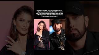 The 1 Sentence Eminem Said That Changed Zendaya’s Career 🎤🎭 #hollywoodbuzz #celebritynews #rihanna