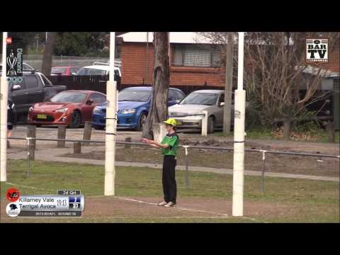 2015 BDAFL Round 16 1st Division Highlights - Killarney Vale Bombers v Terrigal Avoca Panthers