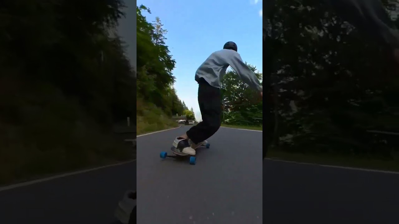 fast one in switzerland ! #downhillskateboarding #freeboard #skatelifestyle #freebord #extremsport