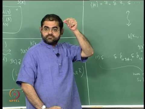 Mod-04 Lec-10 Geometric Hypersurfaces are Precisely Algebraic Hypersurfaces