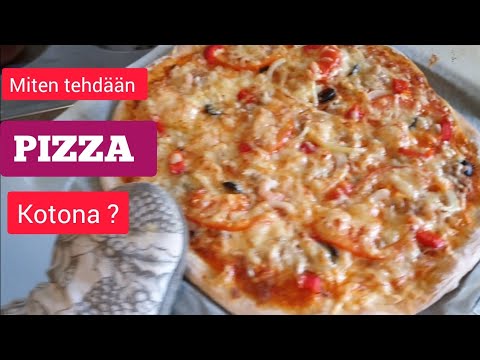 Miten tehdään PIZZA kotona? | Pizza ohje | Kotipizza resepti