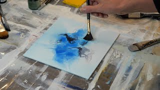 Abstrakte malerei/ How to paint/Demo Peinture abstraite/Abstract Art /Pintura abstracta
