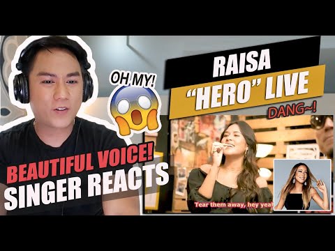 Raisa - Hero [Mariah Carey] | SINGER REACTION