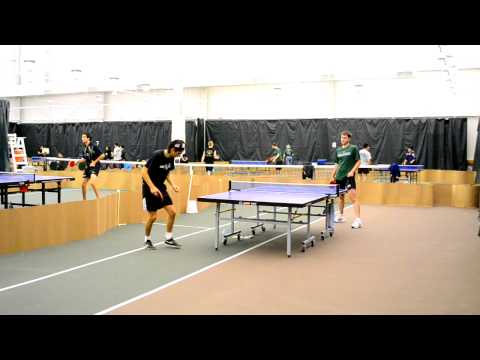 2013 NCTTA South Regional Olmo Zavala (FSU) vs Ciprian Romonti (USF) vid 2