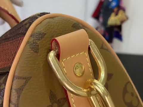Louis Vuitton Keepall Bandoulière 25 M15428 Nigo Patchwork Canvas Bag