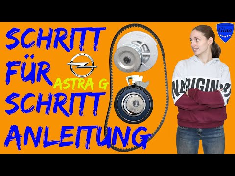 ZAHNRIEMEN WECHSELN / TAUSCHEN 🔹 OPEL ASTRA F + G CORSA B 🔹 KEILRIPPENRIEMEN 🔹 SCHRITT FÜR SCHRITT