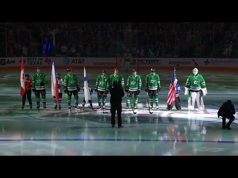 Stars honor Rantanen, Lindell, Hintz and Heiskanen! 🇫🇮🏒 Stars juhlistaa olympiapelaajiaan
