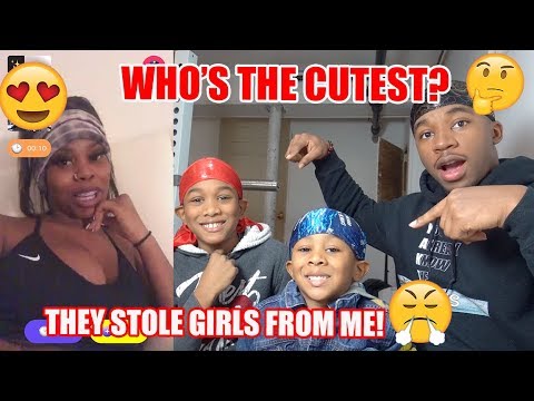 Asking Girls Who's Cuter With My Little Brothers | Monkey App