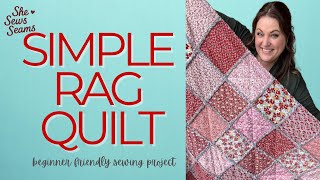 Beginner Rag Quilt Tutorial | The Easiest Quilt You’ll Ever Sew (No Binding, No Batting, No Stress!)