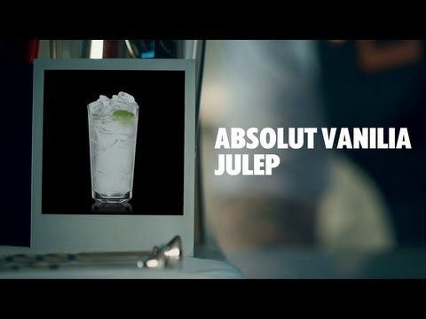ABSOLUT VANILIA JULEP DRINK RECIPE - HOW TO MIX