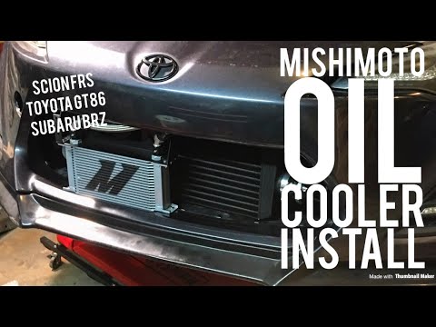 Scion FRS Mishimoto Oil Cooler Install (Subaru BRZ Toyota GT86)