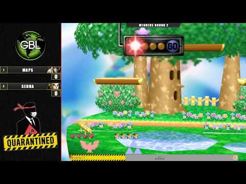 Quarantined Rapport EC - Maps (Falcon, Pikachu) Vs. Sedda (Link, Fox) Super Smash Bros - SSB64
