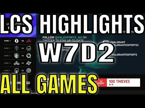 LCS Highlights ALL GAMES W7D2 Spring 2022 | Week 7 Day 2