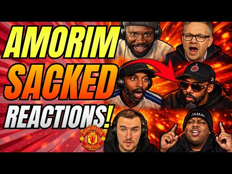 MAN UNITED FANS REACTIONS TO AMORIM GETTING SACKED 🔥 | LIVE REACTIONS & FIRST THOUGHTS