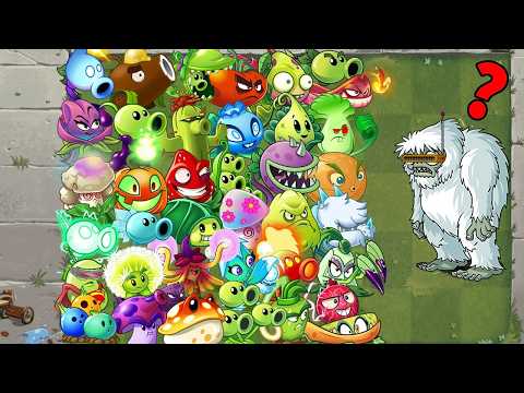 Random All Team 3 Plants Vs Treasure Yeti LEVEL 10 - Who WIll Win? - Pvz 2 Challenge