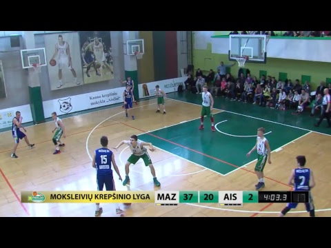 MKL „Perlas“ U-15 vaikinų čempionato didysis finalas: Mažeikių SM - Kauno KM „Aisčiai“