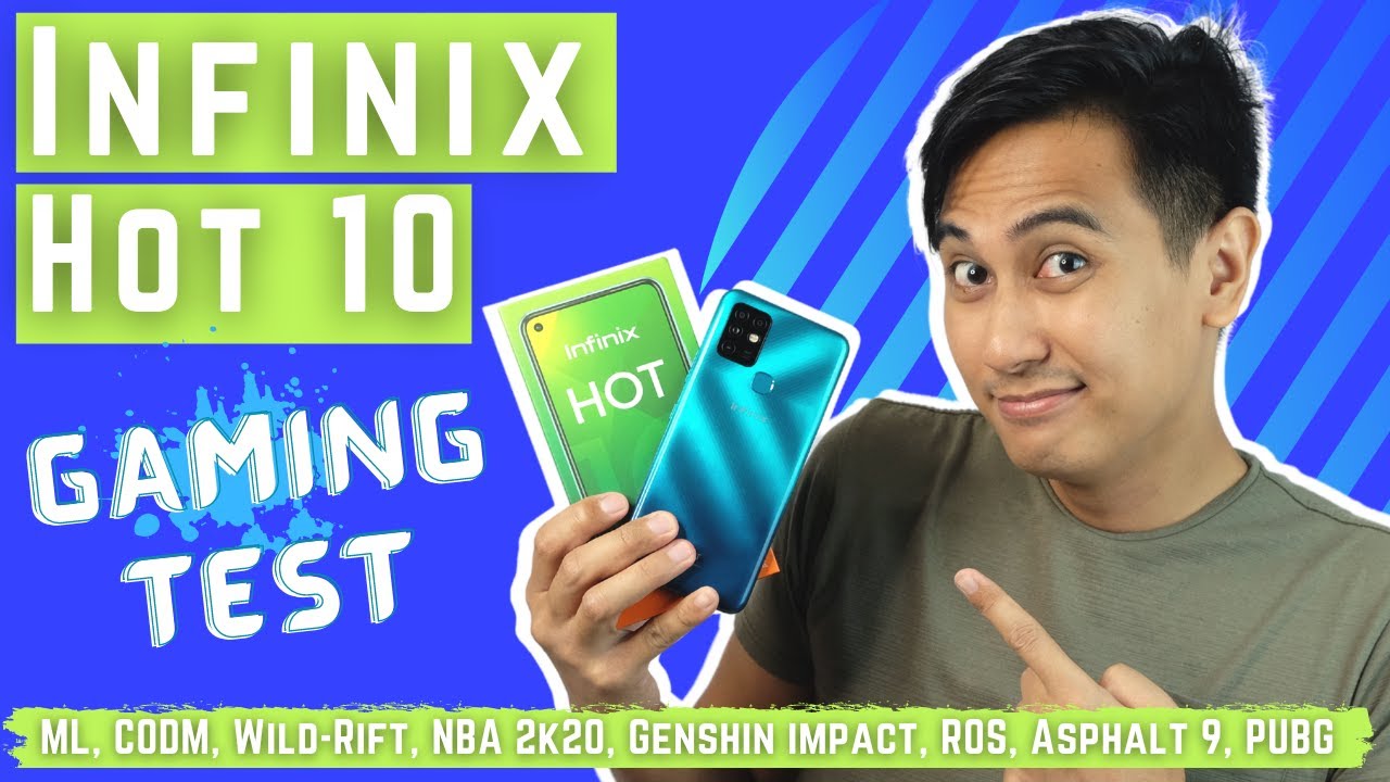 Infinix Hot 10 Gaming Test | 8 Games + 1 Bonus Game Tested