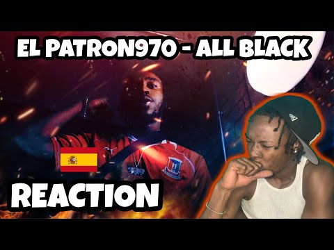 SPANISH DRILL RAP GO CRAZY! El Patron 970 - All Black (Official video) REACTION