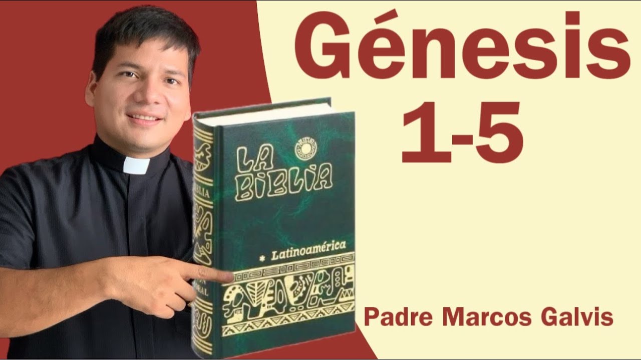LECTURA DE BIBLIA: Genesis Cap 1- 5 📖 con el padre Marcos Galvis