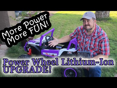 Ride On Car 24v Lithium Ion Battery Upgrade.  More Power, More Fun!