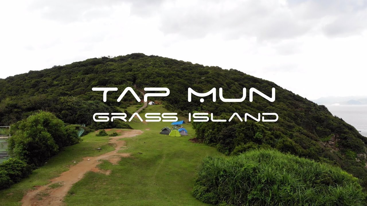 See the Tin Hau Temple, fishing village, and rocky coastline of Grass Island.