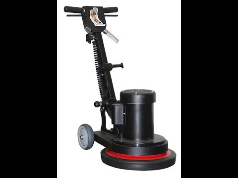 HAWK 13 Inch Mighty Floor Machine with the Telescopic Handle Video