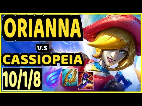 SERTUSS (ORIANNA) vs CASSIOPEIA - 10/1/8 KDA MID CHALLENGER GAMEPLAY - EUW