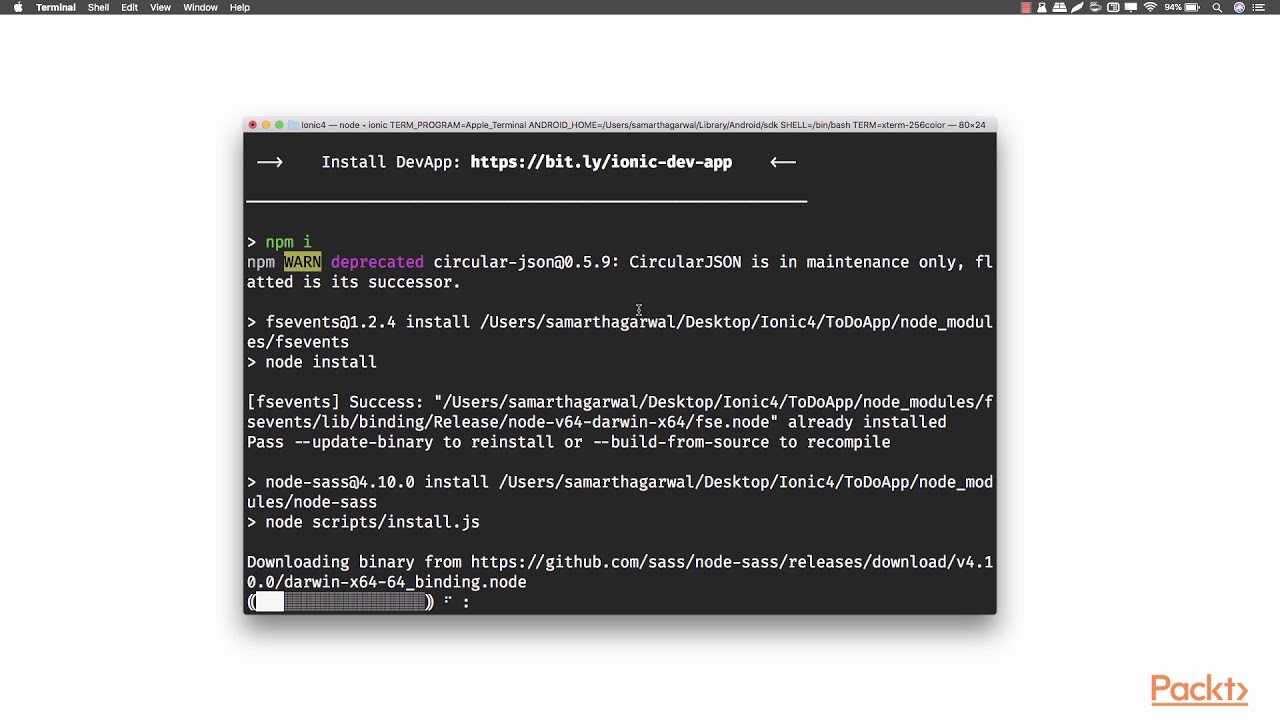 6 Creating Your First Ionic App   Building Mobile Apps with Io
