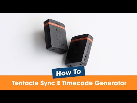 How to pair Tentacle Sync E Timecode Generator