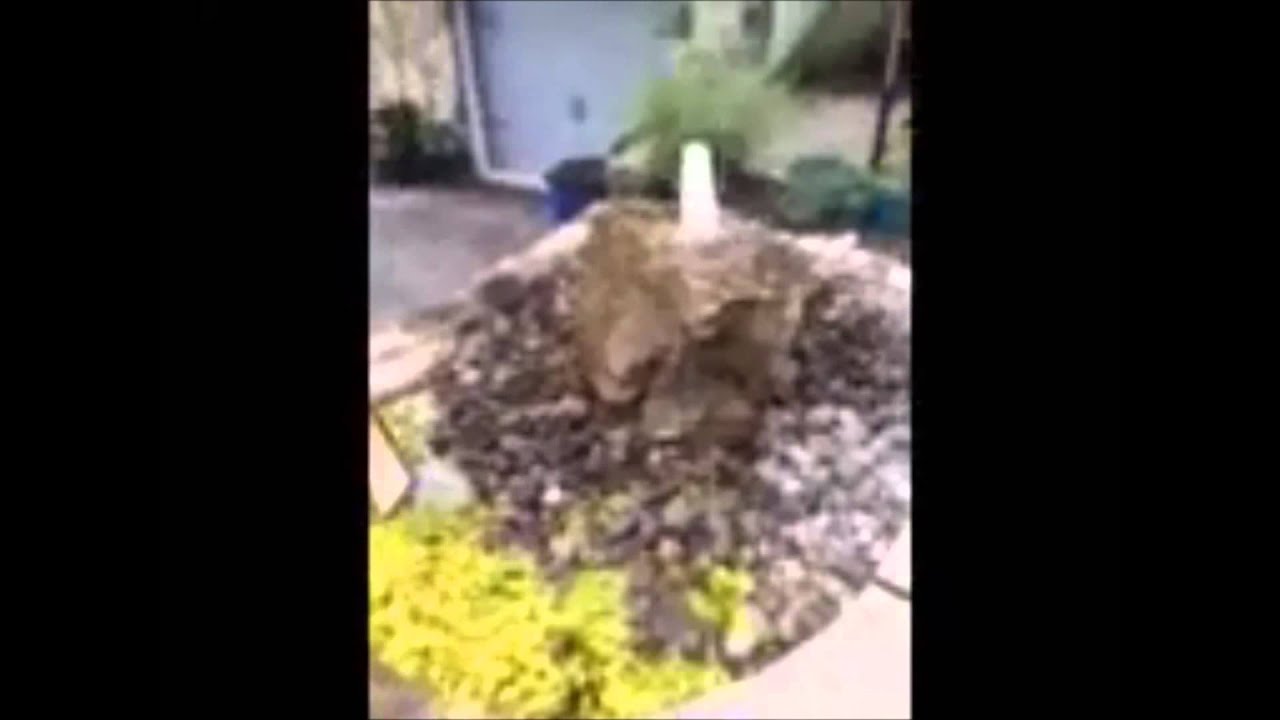 Custom Natural Boulder Fountain Design and Installation by Cider Mill Landscapes